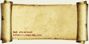 Miljana Vujinović vizit kartica